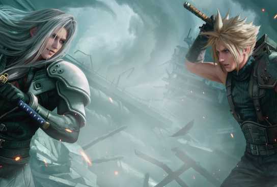 Sephiroth and Cloud now clash in Magic: The Gathering