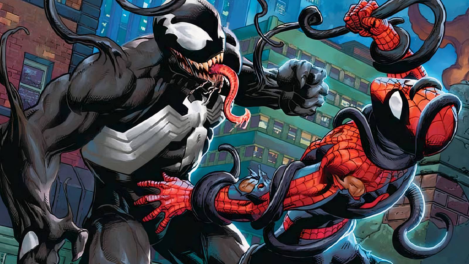 Magic Spider-Man Secret Lair Mark Bagley Venom.